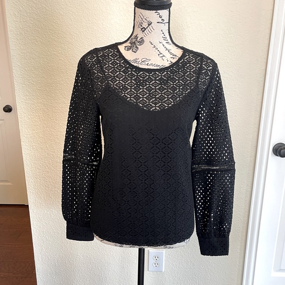 NWT Banana Republic Women’s Black Blouse Size XS